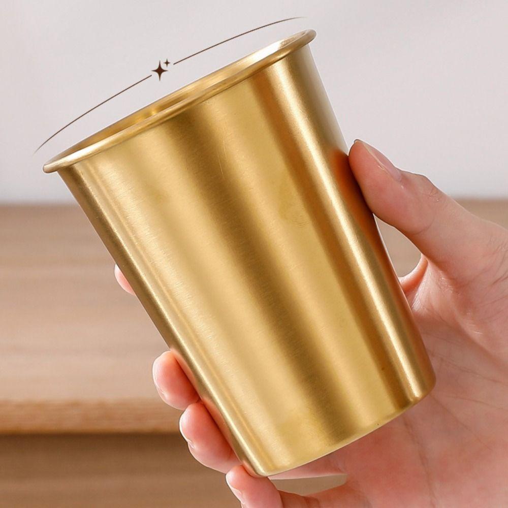 Wide Mouth Stainless Steel Cup 400/500ML Drinking Cup Wine Cup Beer Cup  Restaurant