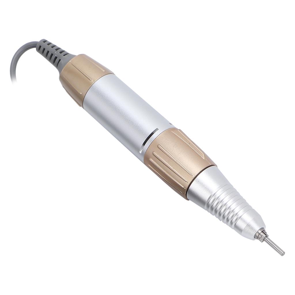 Electric Nail Drill Machine Handle Low Noise Low Heat Nail Drill Accessory Golden