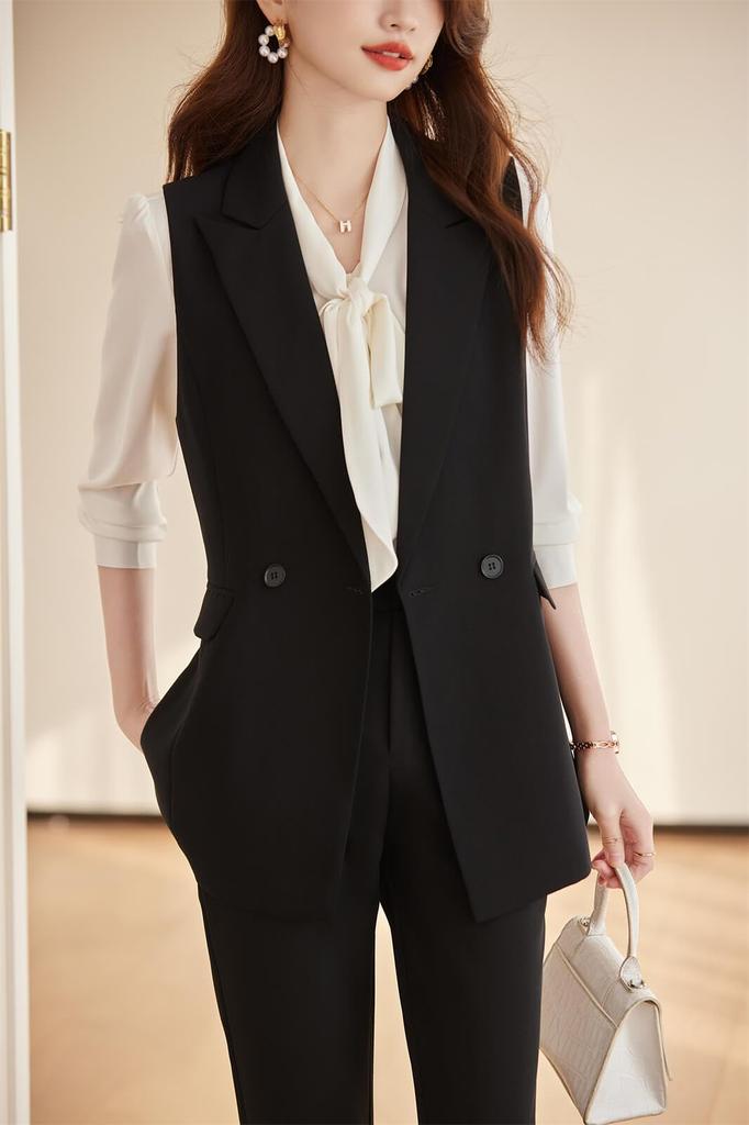 Ceremony Formal Office Recruitment Job Business [KOSIKINI] Women's Suit, Pantsuit, Jacket, Suit, Suit, Casual, Ladies' Set, Suit, Interview,