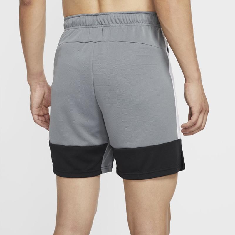 Nike Dri-Fit Contrasting Sports Shorts Men Bottoms Grey CU3468-084