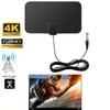 4K/1080p Digital TV Antenna – 2025 Latest Indoor HD Antenna for Smart TV (Portable, Supports Clear Reception)