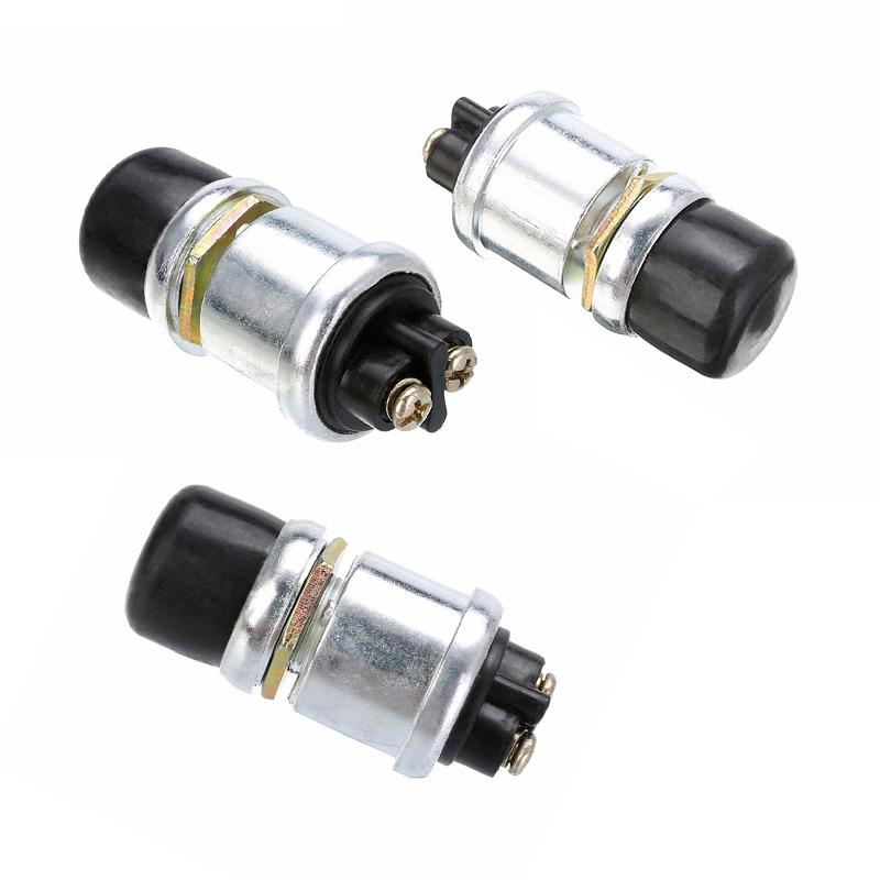 Universal Waterproof Momentary Ignition Push Button Starter Switch 60/40 Amps