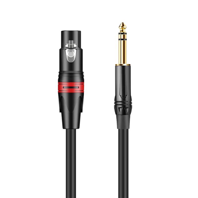 Qishao Balanced 6.35mm TRS Male to XLR Female Audio Cable
