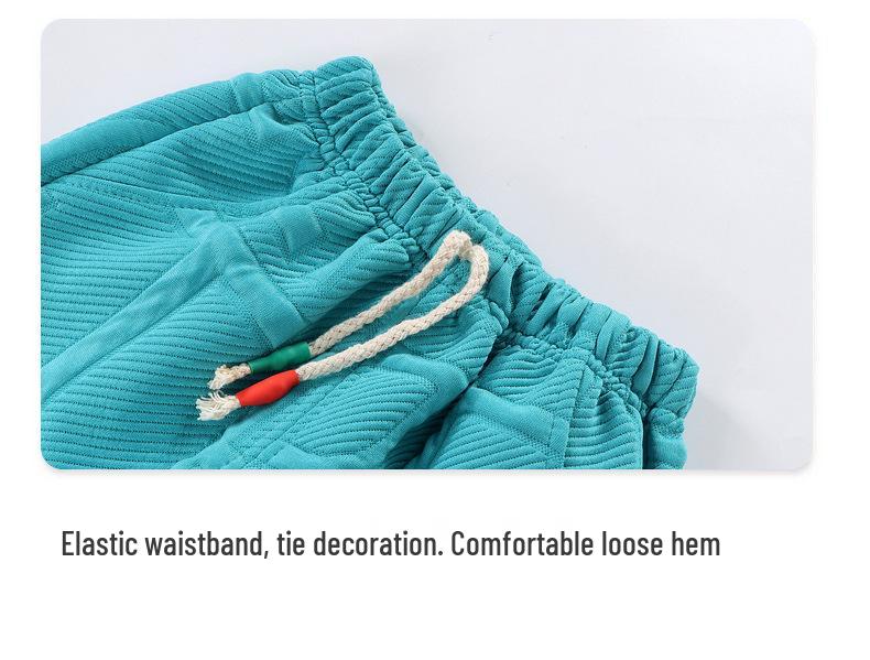 Boys' and Girls' Fall 2025 Sweater Two-Piece Suit - Trendy Casual Outfit for Children