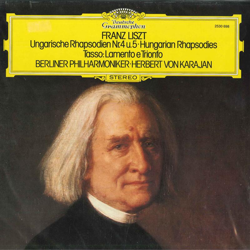 LP Record FRANZ LISZT, BERLINER PHILHARMONIKE - Ungarische Rhapsodien Nr.4 U. 5 ? H 2530698 DEUTSCHE GRAMMO 1976 Germany Classical Used