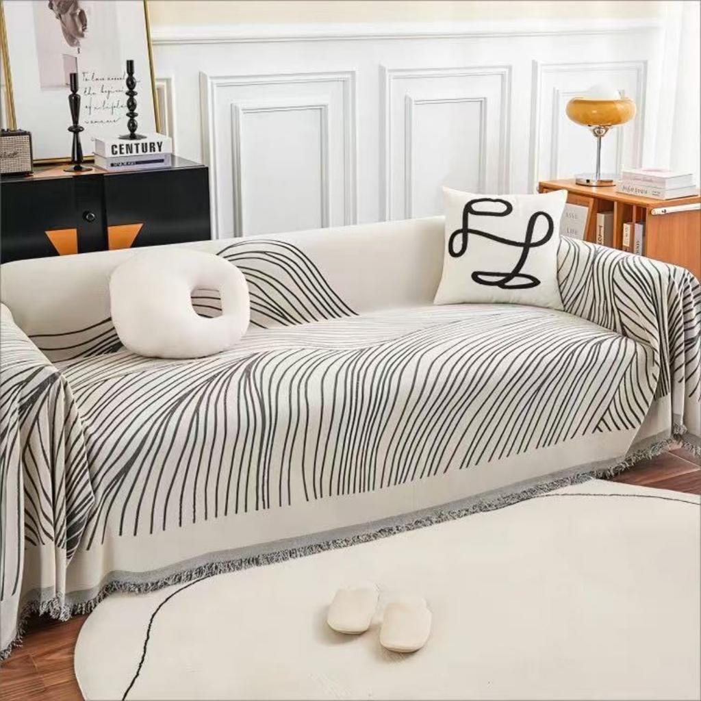 Sofa Cover, Anti Cat Scratch Sofa Towel, Full Cover for Autumn and Winter Seasons, Sofa Blanket Cushion, Sofa Cover Cloth, Living Room
