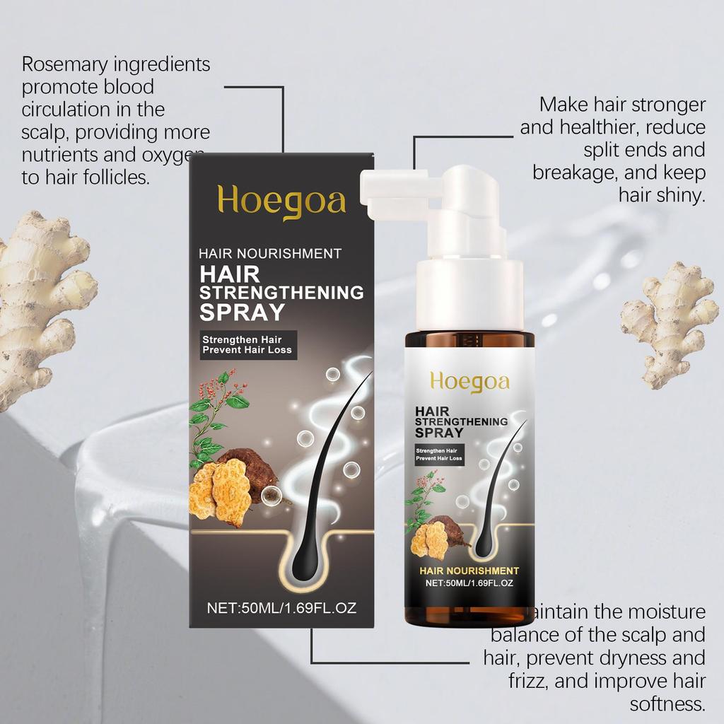 Moisturizing Hair Spray, Gentle Care for Dry Hair, Refreshing & Delicate, Smooth & Lightweight Hair Mist