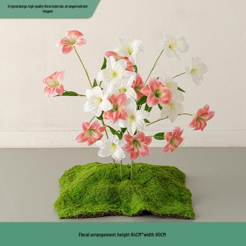 Monet Garden Artificial Floral Window Display and Landscaping Decorations