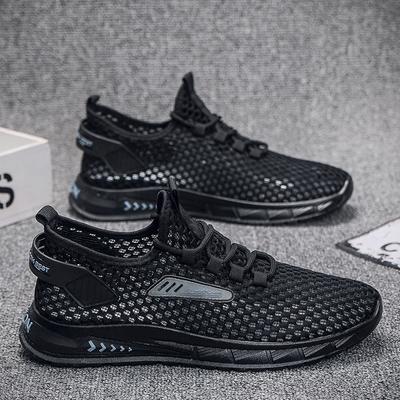 Men Sneakers Lightwhite Breathable Running Shoes for Men Mesh Summer Lace-Up Outdoor Walking Shoe Zapatillas De Deporte