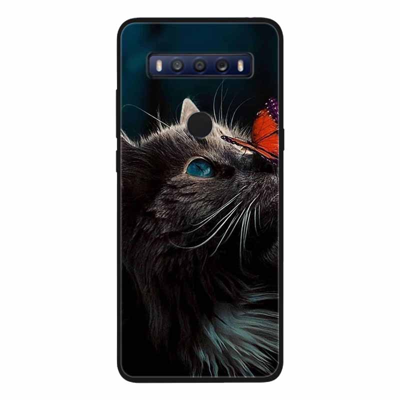 Para TCL 10 SE Funda Suave de Silicona Fresca y Moderna Para TCL 10SE T766U T766H Tapa Trasera TCL10SE TPU Protectora para Teléfono Fundas