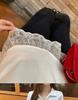 Plus Size Lace Hem Bow Collar Short Sleeve Top for Women - Summer Slimming Polo Style