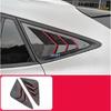 Car Styling Accessories For Toyota Harrier Venza  + Rear Window Blind Shades Frame Louver Cover Exterior Sticker Trim Part
