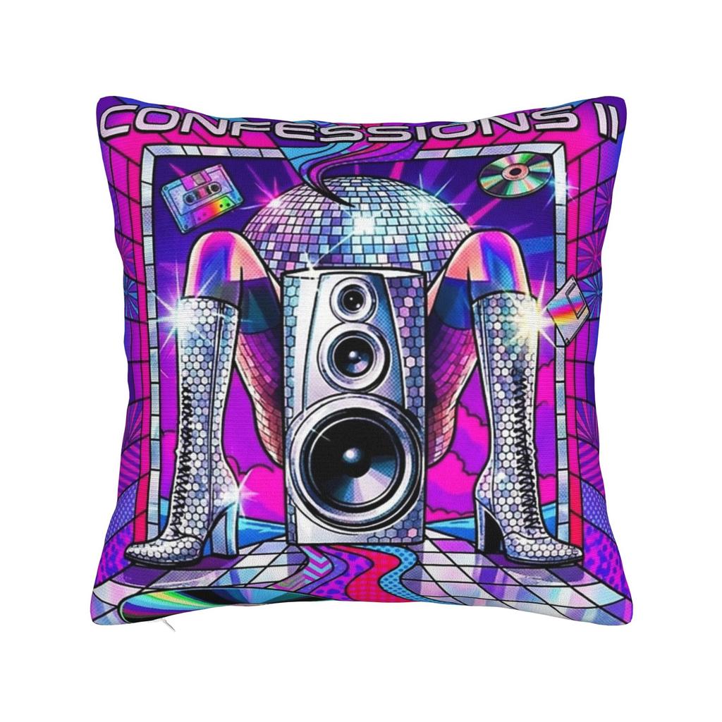 Singer Madonnas Confessions II Pillowcase Double-sided Printing Cushion Cover Gift Throw Pillow Case Cover Home Square 45X45cm
