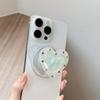 Simple Shell Pattern Colored Bow Mobile Phone Airbag Bracket Wind Ring Girl Small Gift