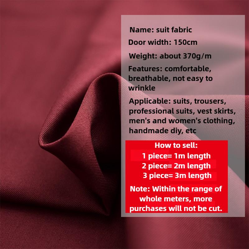 Women/'s Suit Fabric Plain By The Meter for JK Uniform Men/'s Fashion Pants Skirts Sewing Twill Cloth Anti-wrinkle Black White