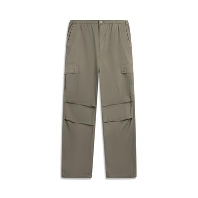 Li Ning Sports Lifestyle Series Loose Embroidered Autumn Casual Pants Men Bottoms AKXV379-2