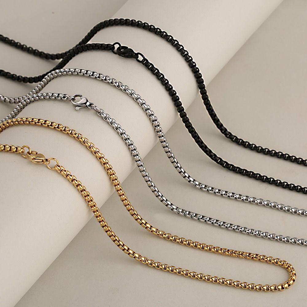 Colorful Crystal Zirconium Pendant Necklaces Hammered Necklace Fashion Cross Necklace  Women Men