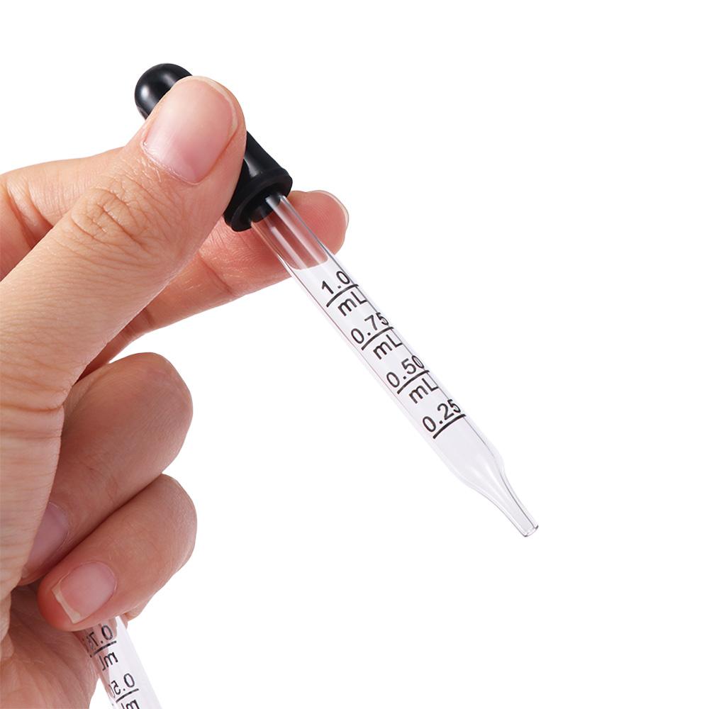 with Scale Line Chemistry Glass Liquid Dropper Scale Dropper Essential Oil Dropper Scale Pipette