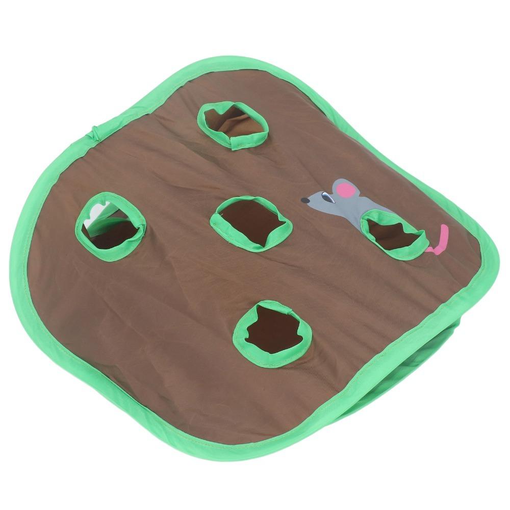 Bell Included Mouse Chasing Toy Collapsible Foldable Popup Cat Toy  Indoor Play