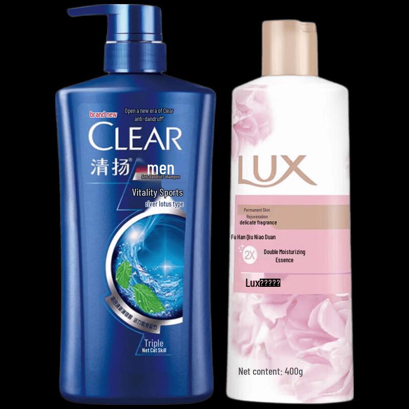 Набор Clear Men Active Sport Шампунь с ментолом и Гель для душа Lux