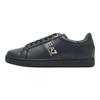 Emporio Armani EA7 Leather Round Toe Lace-Up Low-Top Sneakers Unisex sneakers Black 7X000332AF10848MZ177