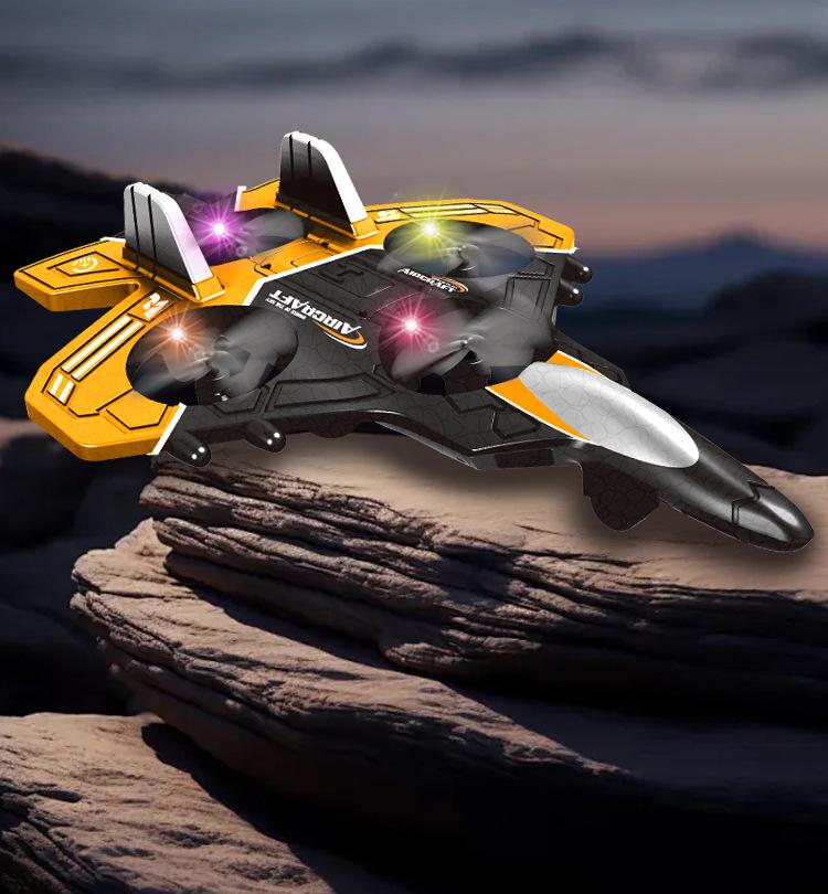 Remote Control Four-Axis Foam Model Aircraft with Stunt Capabilities