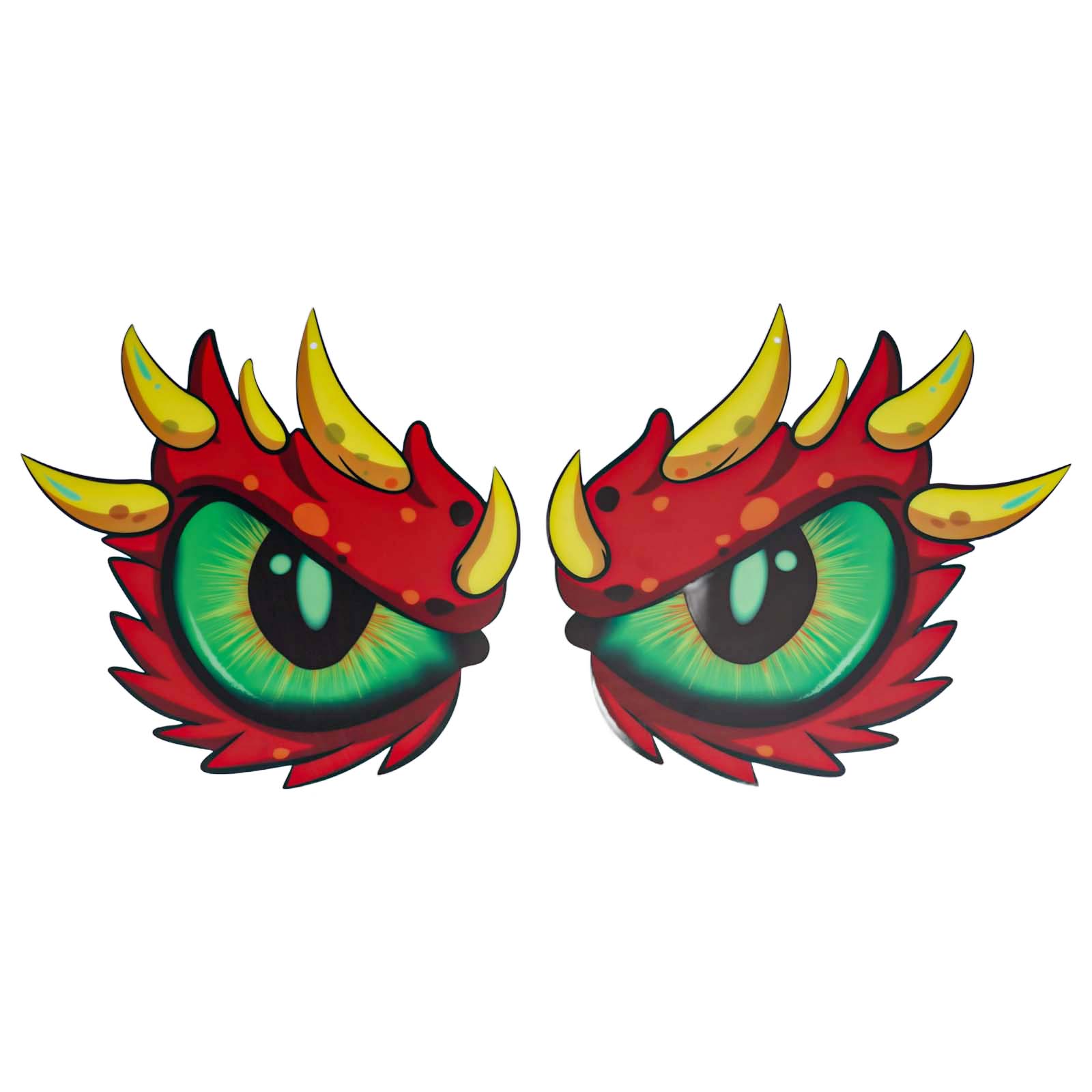 

Fluorescent Halloween Ornament Double-Sided Fluorescent Eyes Halloween Trickery Night Giant Eyes Horror Decoration