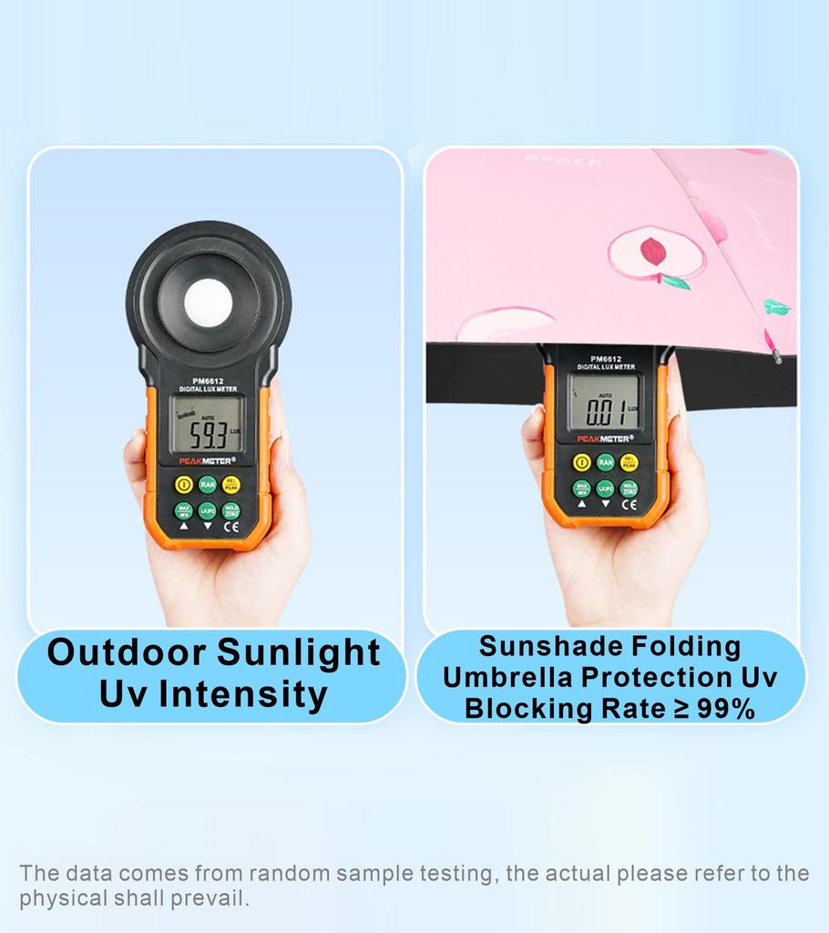 1/3pcs Fruit Pattern Small Lightweight UV Protection Sun Umbrella Portable Foldable Compact Colorful Sports Umbrella for Outdoor