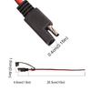 HUIQIAODS SAE Connector, Extension Cable, Set of 2, 2-Pin, SAE Extension Power Cord, Extension