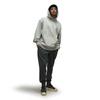 Y-3 Minimalist Hoodie Classic Small Logo Loose Long Sleeve Sweatshirt Unisex Hoodies Light-Gray IP7699