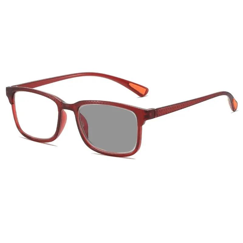 New Ultra Light Photochromic Outdoor Sunscreen Reading Glasses Sports Oriented Blue Light And Uv Resistant Presbyopia Glasses