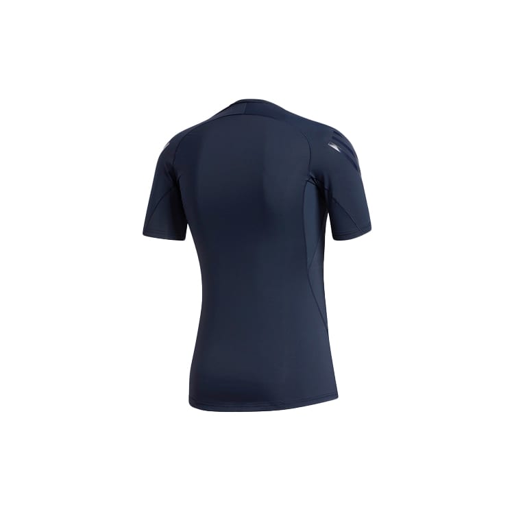 Adidas T Shirts Men's Legend Ink Color Crew Neck Moderate Straight Fit FJ4078