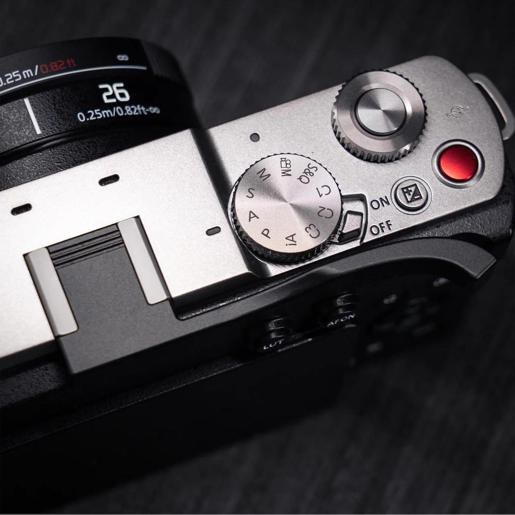 Mâner de prindere cu degetul mare tip Shoe Rece din aluminiu pentru camera Panasonic Lumix S9 Suport pentru cameră Design Ergonomic(Negru)