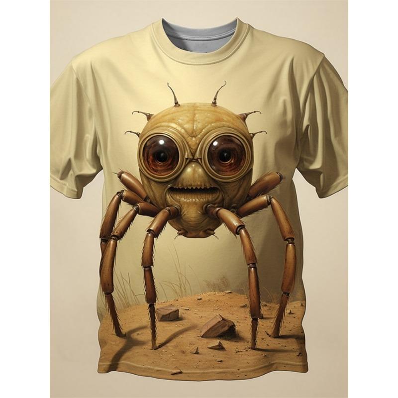 3D Duck Print Men's T-shirt Summer Daily Casual Men Loose Comfortable Short Sleeve Outdoor Street Men Sports Short Sleeve Top