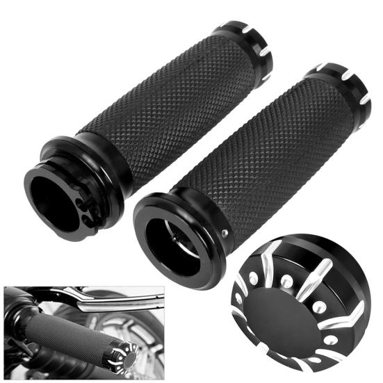 Buy 2Pcs Modified Parts Handlebar Pad Replacement Practical Black Rubber Handlebar Grip