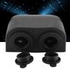 Car Boat Dual Port Surface Mount Cigarette Lighter Socket 12V 24V Motorbike ZY