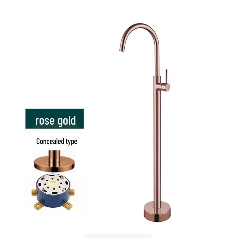 TLXT Concealed Wall-Mounted Brass Faucet