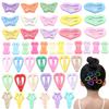 20-40Pcs/Lot Mix Colorful Metal Hairgrip Girls Snap Hair Clips For Children Baby Hair Accessories Women Barrettes Clip Pins