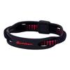 Phiten Bracelet X50 Silicone Hybrid 17cm Aqua Titanium Mens Womens Sports Black