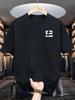 Mens Heavyweight 100 Cotton Graphic Tshirt Lightweight and Breathable Comfortable Casual Wear Trendy Machine Washable