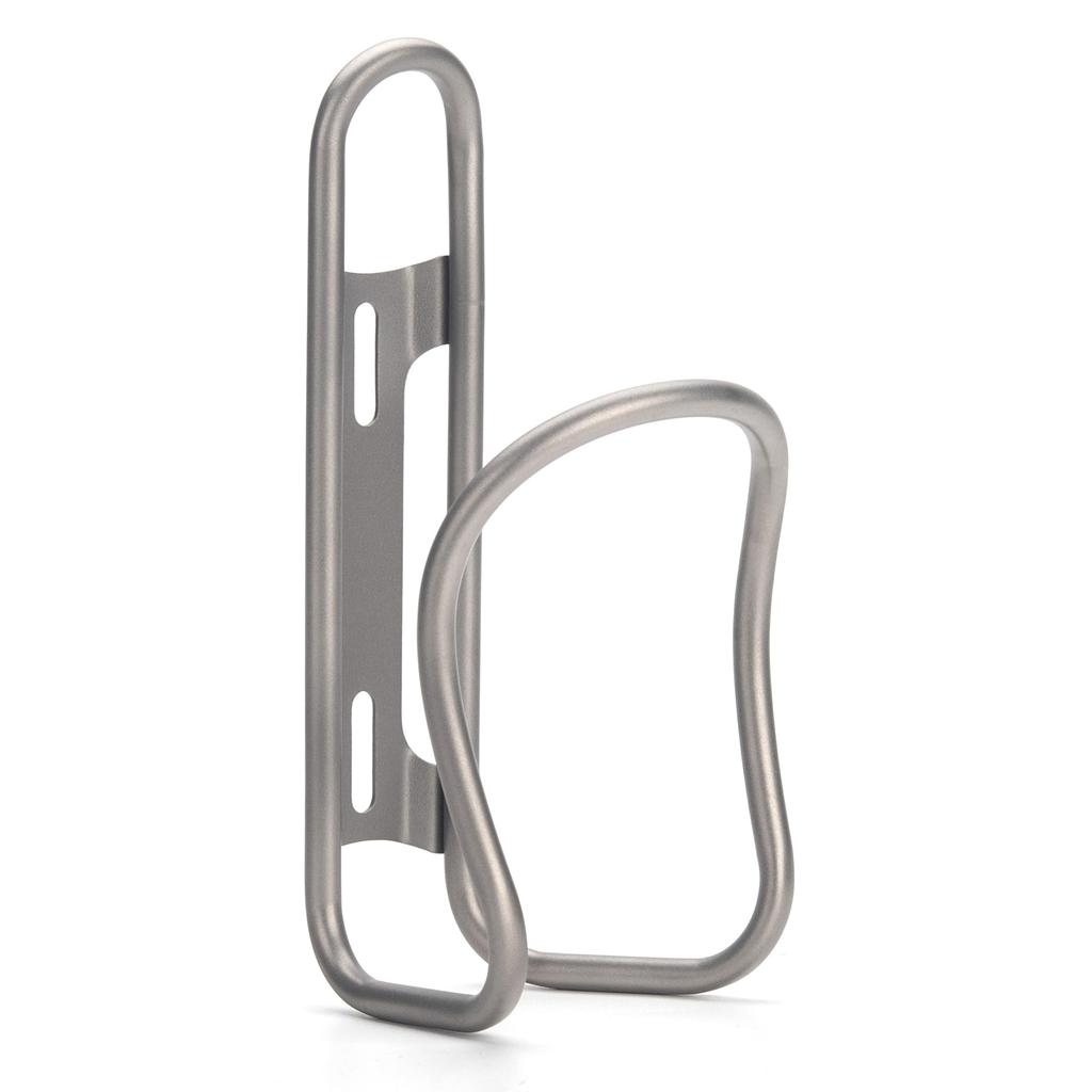 Sykkel Vannflaskeholder Titanlegering Hul Rør Metall Slitesterkt Drikkestativ Kjeleklemme for Voksen Landevei Utendørs Sykling Titan Cruiser, Sykkel,