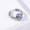 Stainless Titanium Steel Hoop Earrings Lucky Evil Eye Jewelry Gift Women Men Hoops