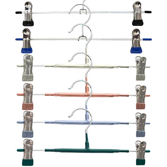 2 stk Tørre klær Solid konstruksjon Praktisk Sterk bæreevne Hjem Hotell Vaskeri Klesklype Tørkehengere Bukseklemmer