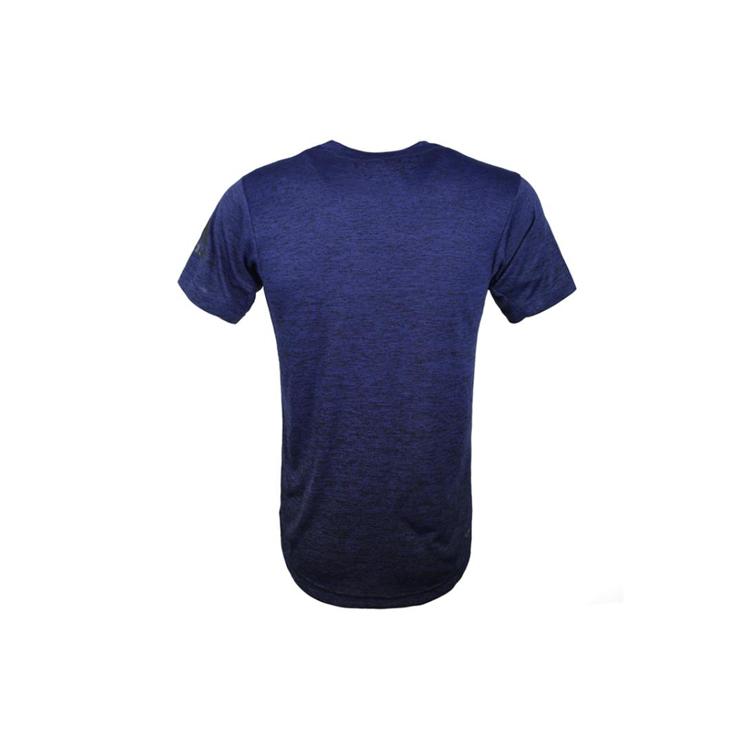 adidas T-shirts Heren Donkerblauw Ronde Hals Normale Rechte Pasvorm DZ8495