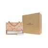 Coach Klare 18 Heart Print Classic Monogram Flap Letter Logo Canvas And Leather Chain Shoulder Bag Women Shoulder Bag CO950-IMOTV