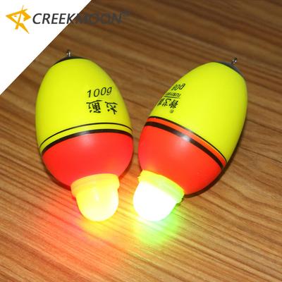 5 tk Lagging Kahekordne Optiline Valgus LED Elektrooniline Merekalapüük Ujuk Pikk Viske Ujukipulk Helendav Ujukipeatus Öiseks Kalastamiseks Pesca
