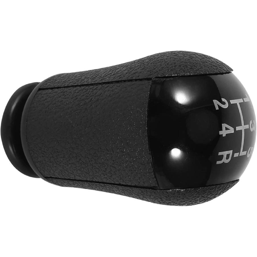 VGEBY 5 Speed Shifter Knob, Black, ABS Material, Compatible with Focus, Mondeo MK3, & More