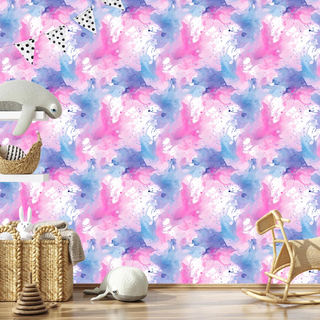 Wallpaper Pink Purple Ink Powder Pink, Lavender Top 50x1000