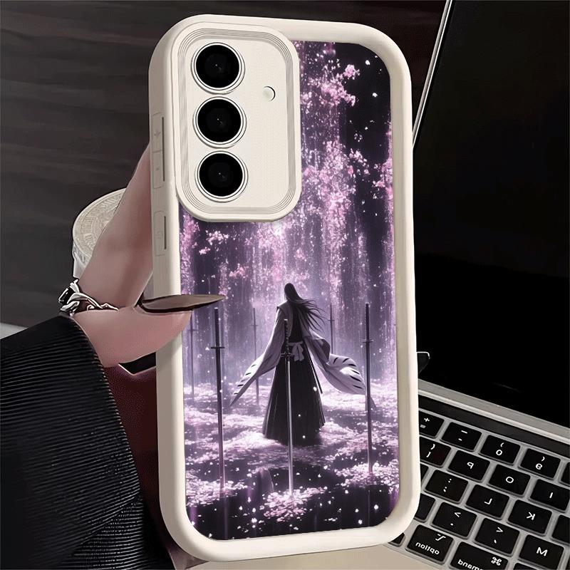 Phone Case for Samsung Galaxy A17 A16 A15 A14 A13 Bleach Kuchiki Byakuya A56 A36 A26 A55 A35 A25 A54 A34 A24 A53 A33 A23 A07 A06