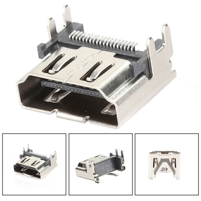 HURRISE Pour Le Port HDMI PS4 Pièce De Rechange De Connecteur D'interface De Prise De Port HDMI Pour PS4 PRO-2000